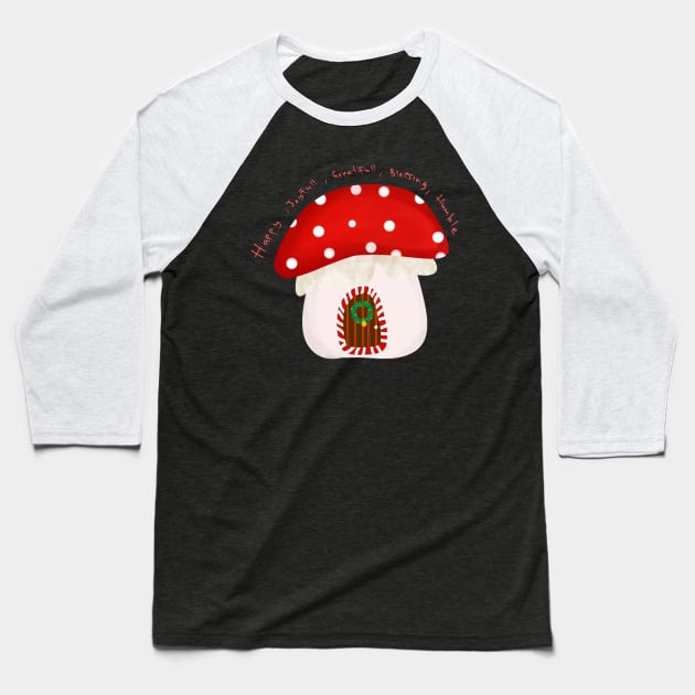 Mushrooms Baseball T-Shirt by Muyaya